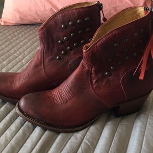 Shyanne Dark Red Booties